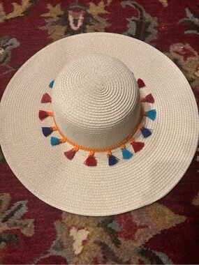 Magid Cream Straw Sun Hat with Inner Band
